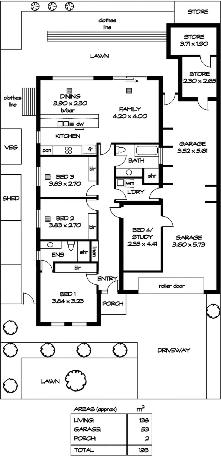 Floorplan of Homely house listing, 10 Garrad Street, Blakeview SA 5114