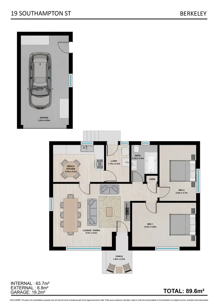 Floorplan of Homely house listing, 19 Southampton Street, Berkeley NSW 2506