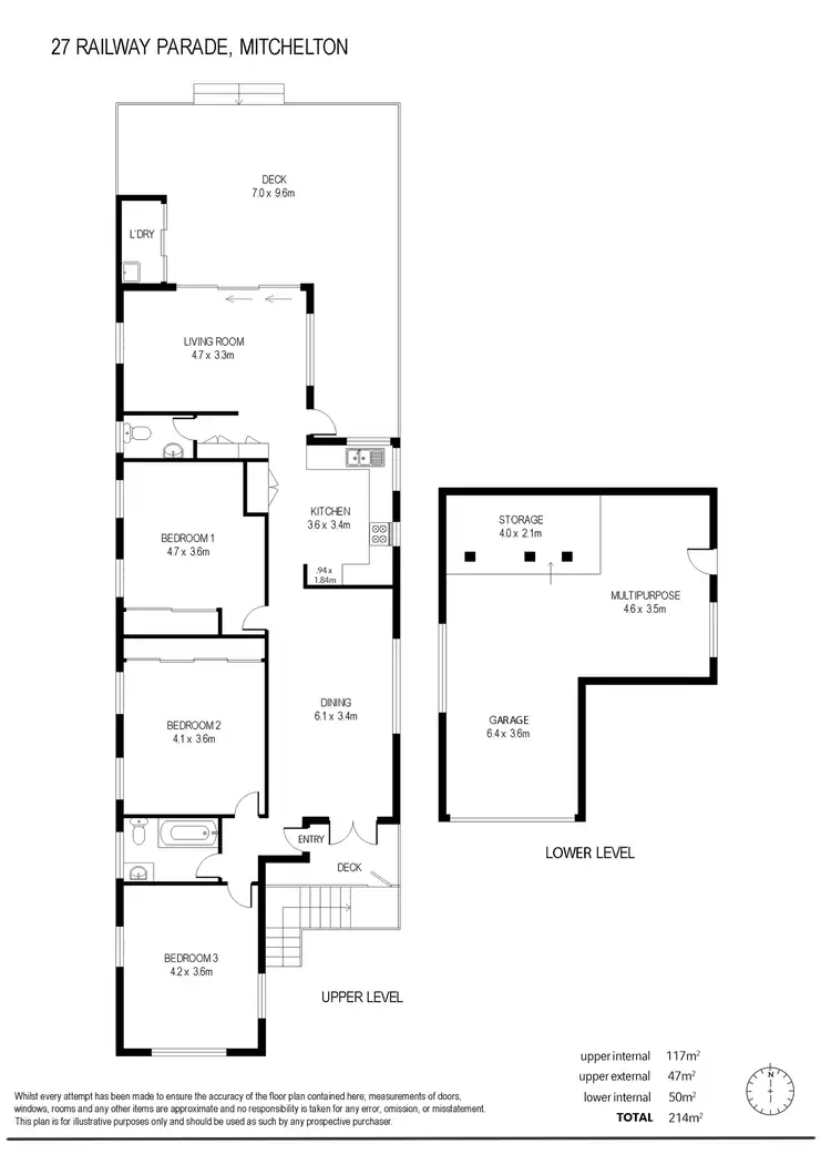 Floorplan of Homely house listing, 27 Railway Parade, Mitchelton QLD 4053
