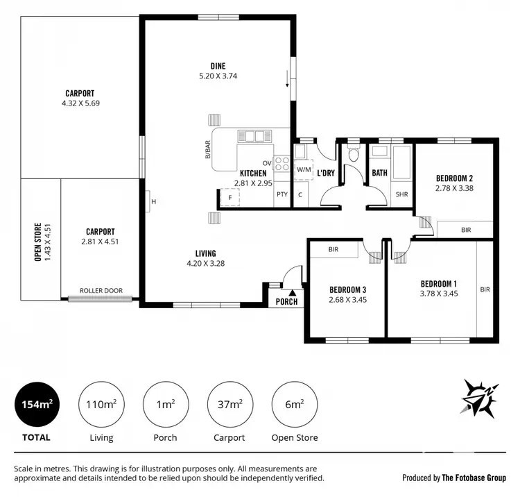 Floorplan of Homely house listing, 4 Gabriella Drive, Paralowie SA 5108
