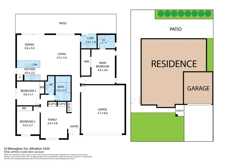 Floorplan of Homely house listing, 32 Monaghan Terrace, Alfredton VIC 3350