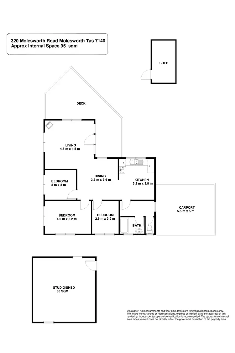 Floorplan of Homely house listing, 320 Molesworth Road, Molesworth TAS 7140