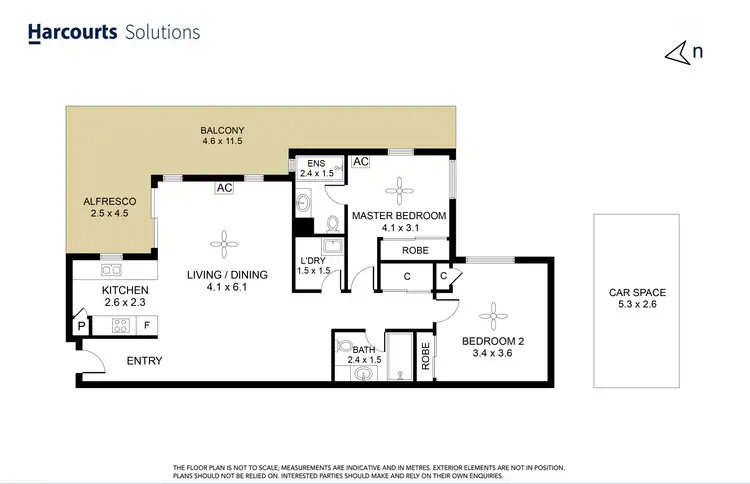 Floorplan of Homely unit listing, 4/960 Wynnum Road, Cannon Hill QLD 4170