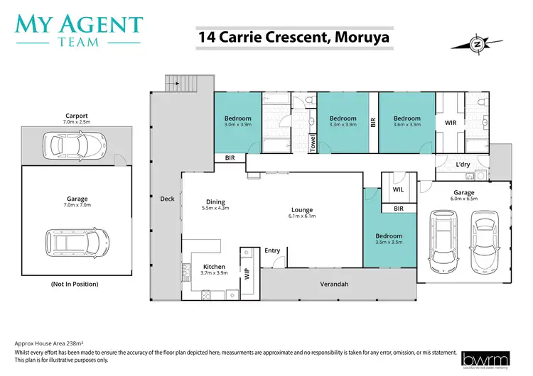 Floorplan of Homely house listing, 14 Carrie Crescent, Moruya NSW 2537