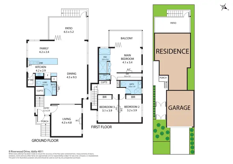 Floorplan of Homely house listing, 8 Riverwood Drive, Idalia QLD 4811