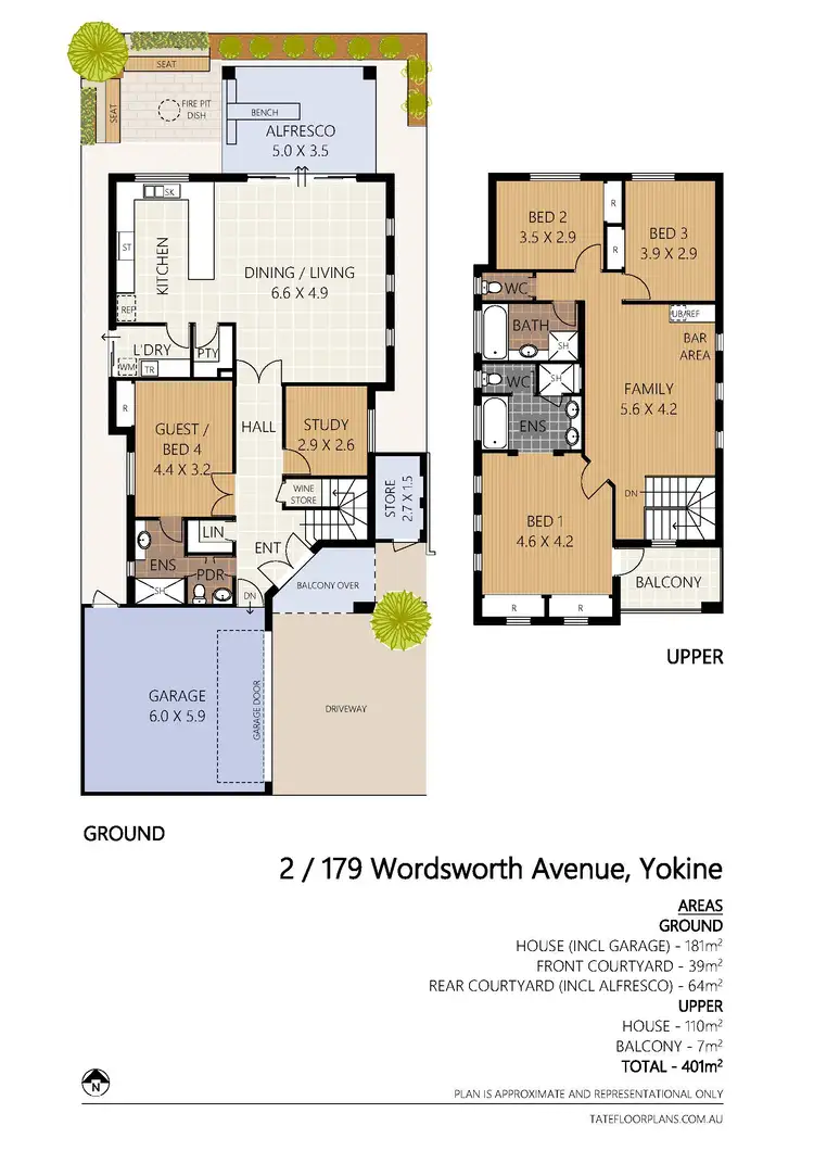 Floorplan of Homely house listing, 2/179 Wordsworth Avenue, Yokine WA 6060