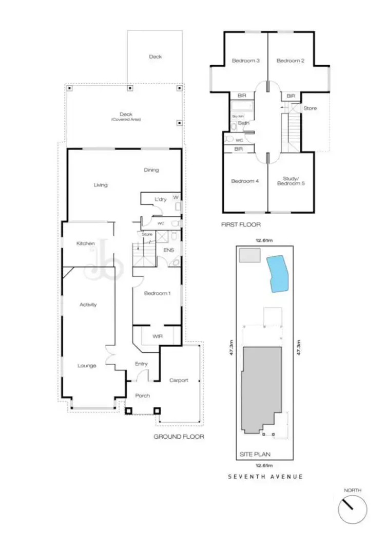 Floorplan of Homely house listing, 174 Seventh Avenue, Inglewood WA 6052
