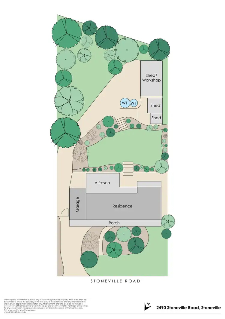 Floorplan of Homely house listing, 2490 Stoneville Road, Stoneville WA 6081