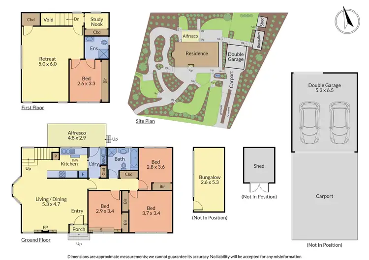 Floorplan of Homely house listing, 51 Margot Street, Ferntree Gully VIC 3156