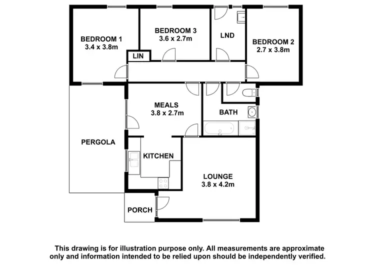 Floorplan of Homely house listing, 22 Cotton Street, Bordertown SA 5268