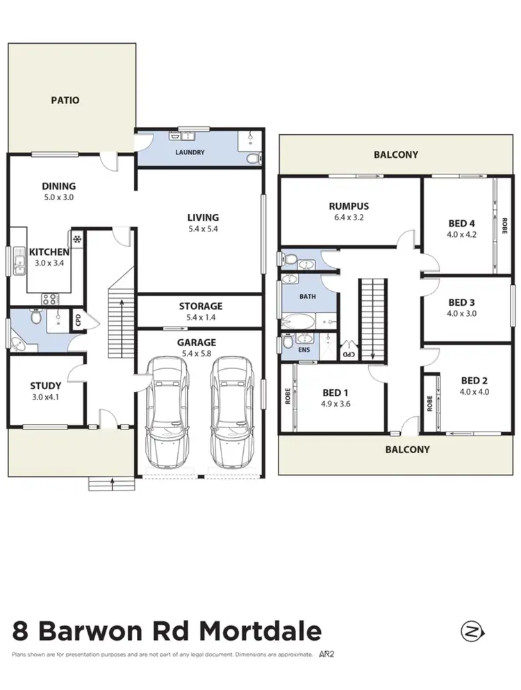 Floorplan of Homely house listing, 8 Barwon Rd, Mortdale NSW 2223
