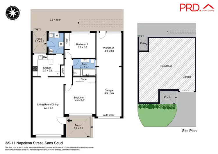 Floorplan of Homely villa listing, 3/9-11 Napoleon Street, Sans Souci NSW 2219