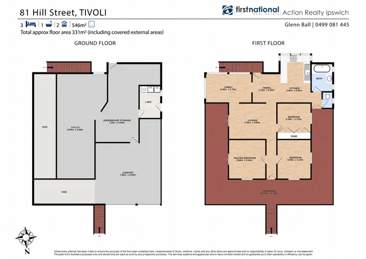 Floorplan of Homely house listing, 81 Hill Street, Tivoli QLD 4305