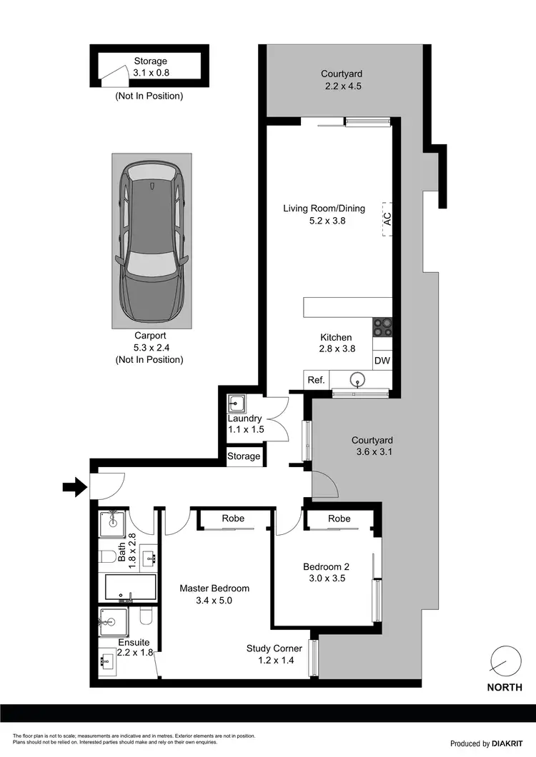 Floorplan of Homely apartment listing, 4/1-3 Belair Close, Hornsby NSW 2077