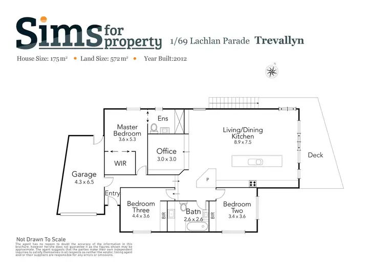 Floorplan of Homely house listing, 1/69 Lachlan Parade, Trevallyn TAS 7250