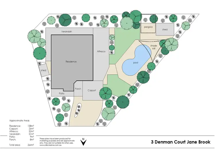 Floorplan of Homely house listing, 3 Denman Court, Jane Brook WA 6056