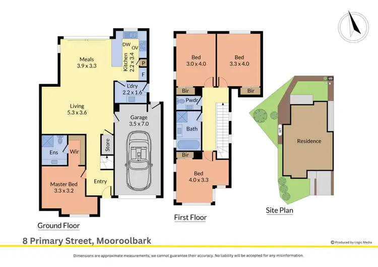 Floorplan of Homely townhouse listing, 8 Primary Street, Mooroolbark VIC 3138