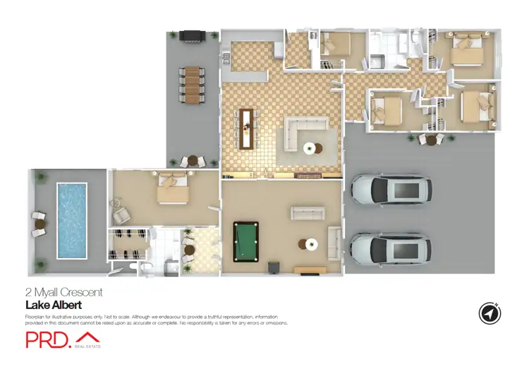 Floorplan of Homely house listing, 2 Myall Crescent, Lake Albert NSW 2650