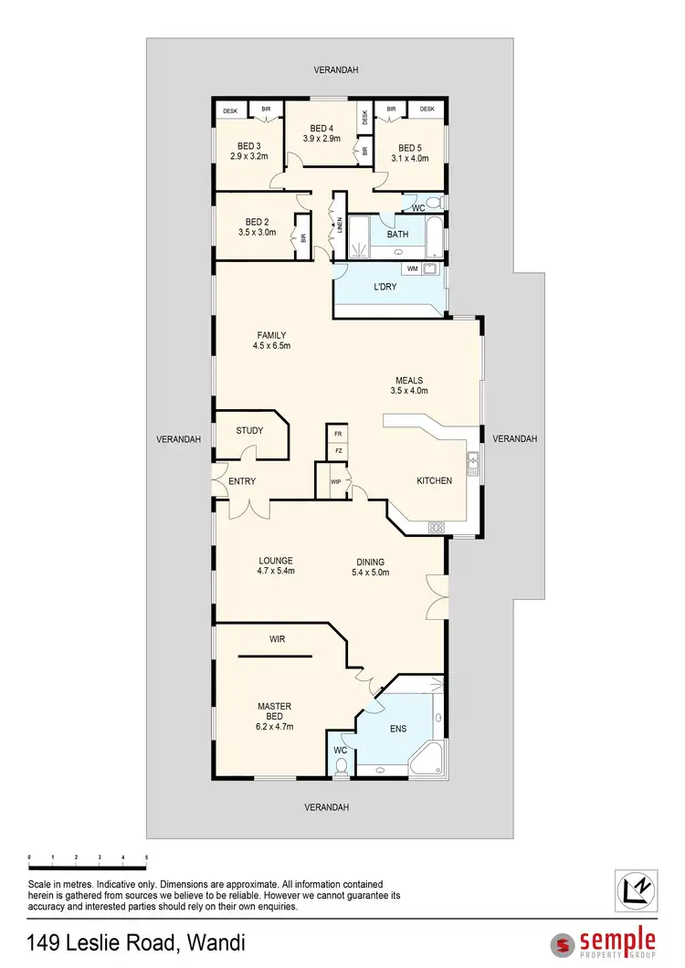 Floorplan of Homely house listing, 149 Leslie Road, Wandi WA 6167