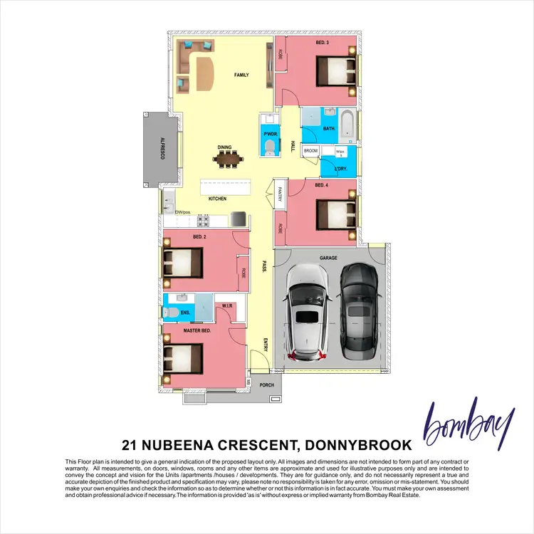Floorplan of Homely house listing, 21 Nubeena Crescent, Donnybrook VIC 3064