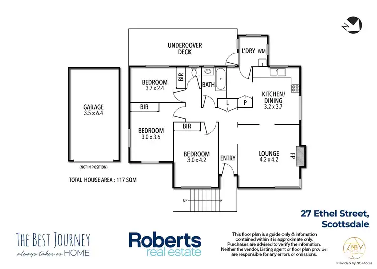 Floorplan of Homely house listing, 27 Ethel Street, Scottsdale TAS 7260