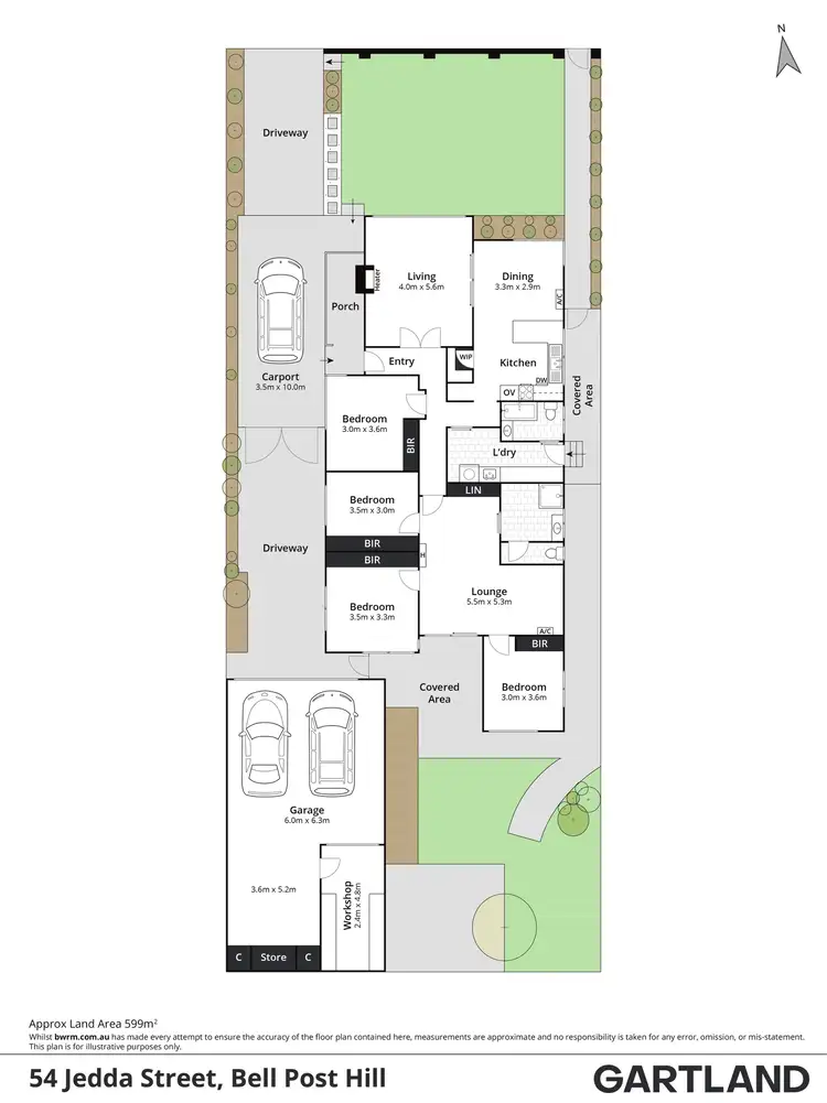 Floorplan of Homely house listing, 54 Jedda Street, Bell Post Hill VIC 3215