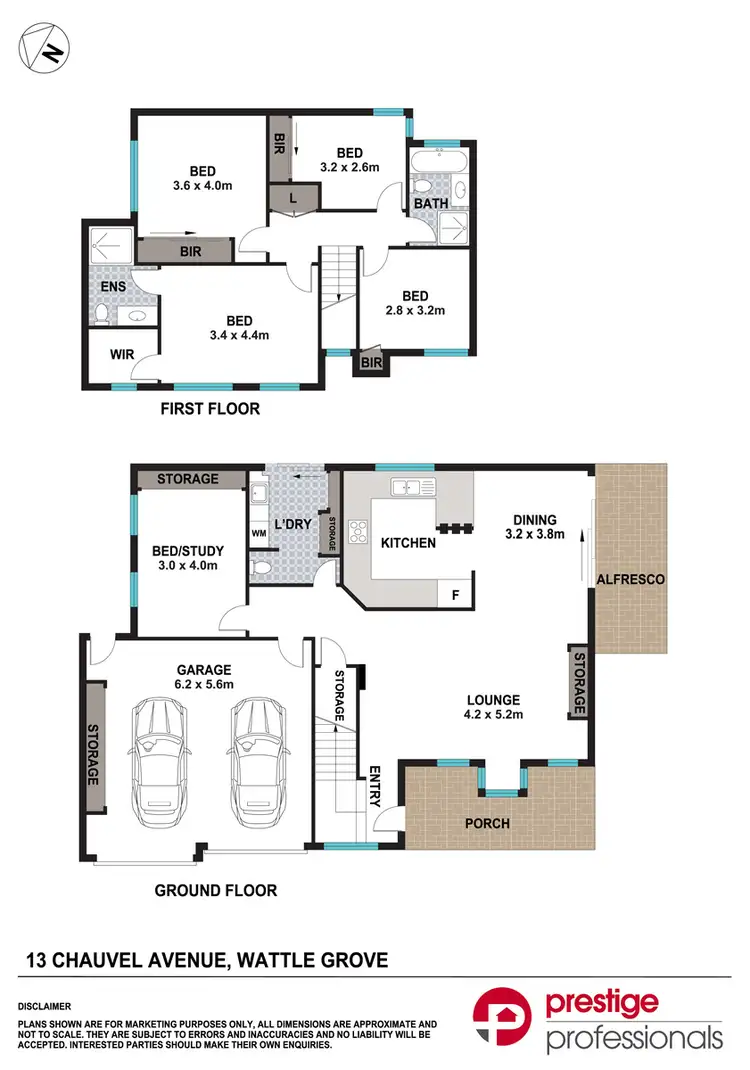 Floorplan of Homely house listing, 13 Chauvel Avenue, Wattle Grove NSW 2173