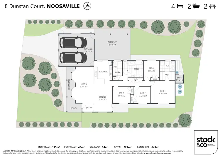 Floorplan of Homely house listing, 8 Dunstan Court, Noosaville QLD 4566