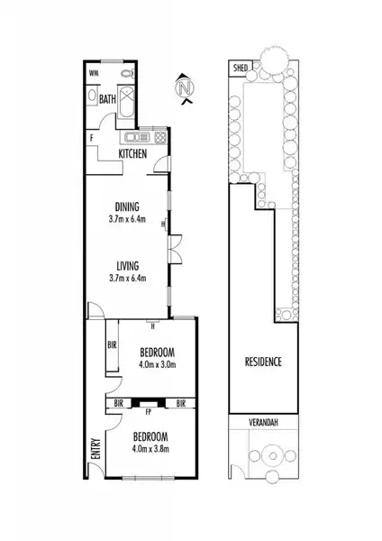 Floorplan of Homely house listing, 41 Raleigh Street, Thornbury VIC 3071