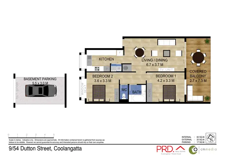 Floorplan of Homely unit listing, 9/54 Dutton Street, Coolangatta QLD 4225