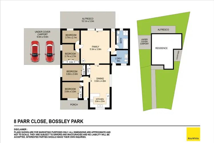 Floorplan of Homely house listing, 8 Parr Close, Bossley Park NSW 2176