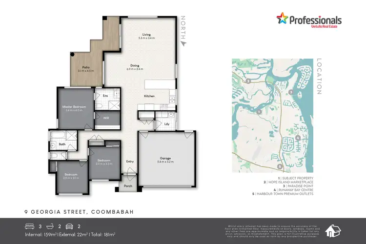Floorplan of Homely house listing, 9 Georgia Street, Coombabah QLD 4216