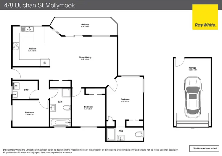 Floorplan of Homely apartment listing, 4/8 Buchan Street, Mollymook NSW 2539