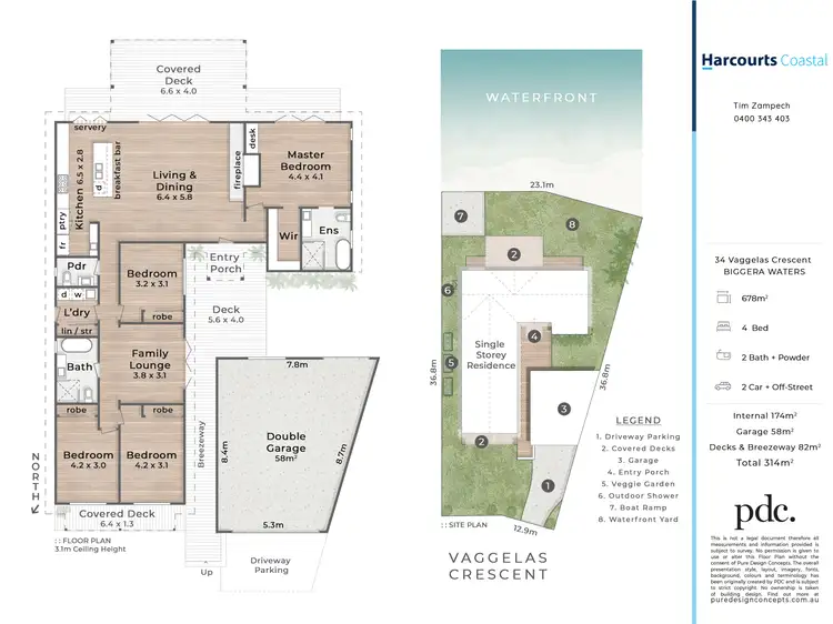 Floorplan of Homely house listing, 34 Vaggelas Crescent, Biggera Waters QLD 4216