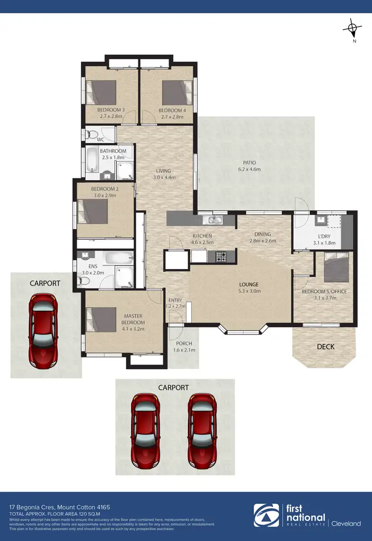 Floorplan of Homely house listing, 17 Begonia Crescent, Mount Cotton QLD 4165