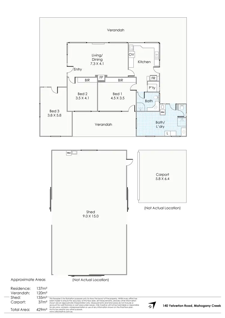 Floorplan of Homely house listing, 140 Yelverton Road, Mahogany Creek WA 6072