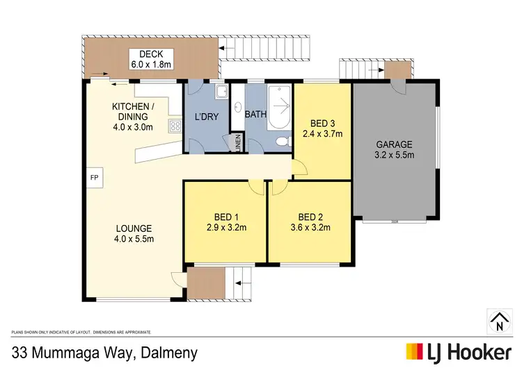 Floorplan of Homely house listing, 33 Mummaga Way, Dalmeny NSW 2546