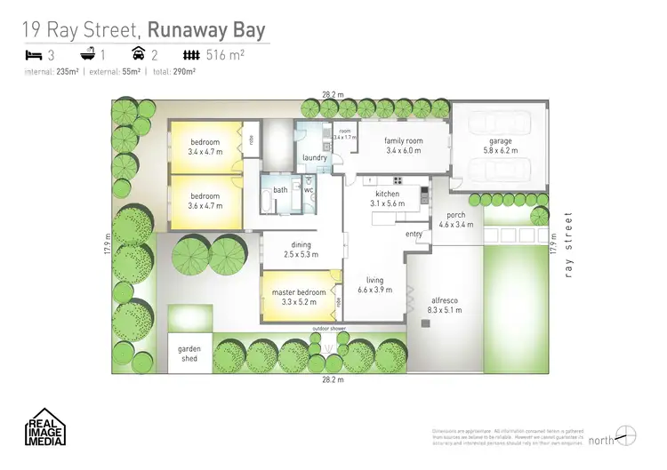 Floorplan of Homely house listing, 19 Ray Street, Runaway Bay QLD 4216