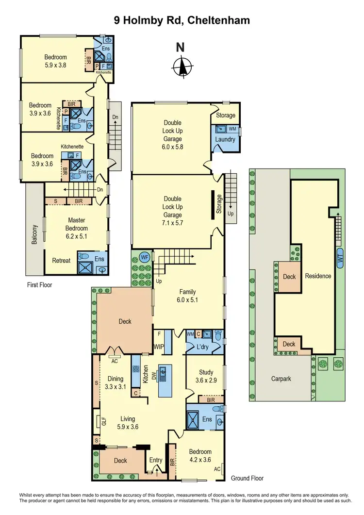Floorplan of Homely house listing, 9 Holmby Road, Cheltenham VIC 3192