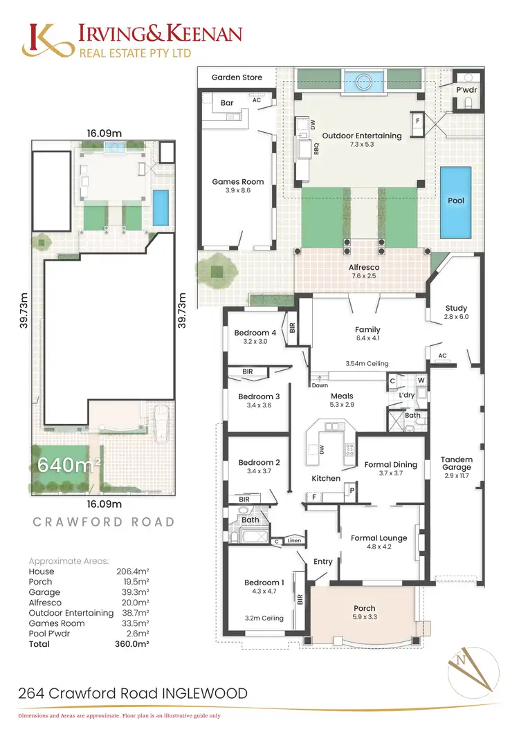 Floorplan of Homely house listing, 264 Crawford Road, Inglewood WA 6052