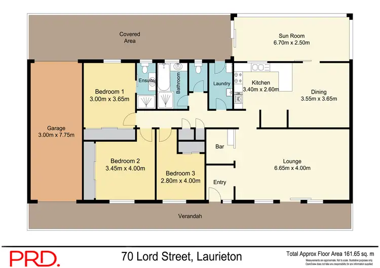 Floorplan of Homely house listing, 70 Lord Street, Laurieton NSW 2443