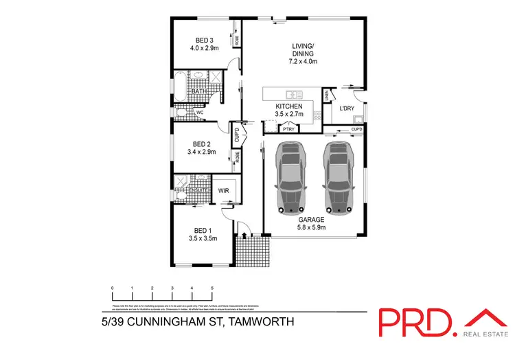 Floorplan of Homely house listing, 5/39 Cunningham Street, Tamworth NSW 2340