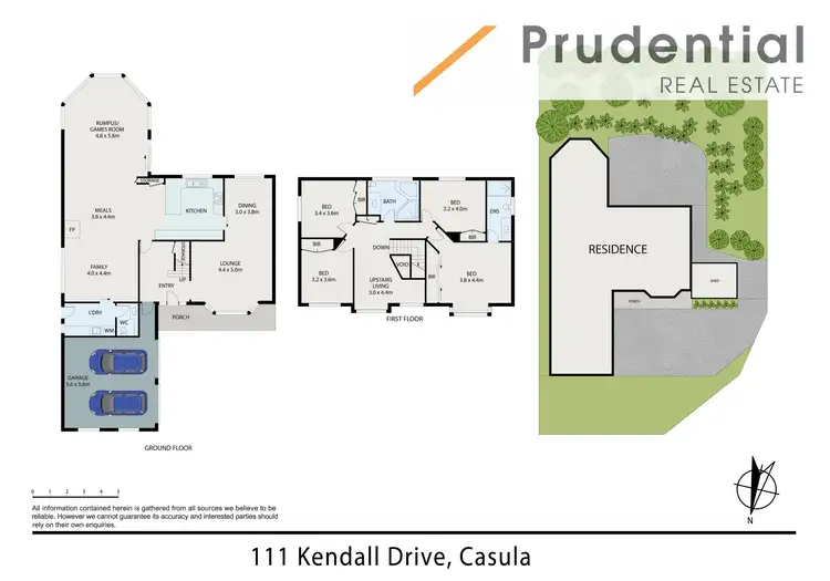 Floorplan of Homely house listing, 111 Kendall Drive, Casula NSW 2170