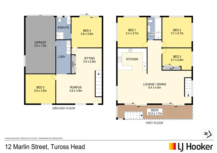 Floorplan of Homely house listing, 12 Marlin Street, Tuross Head NSW 2537