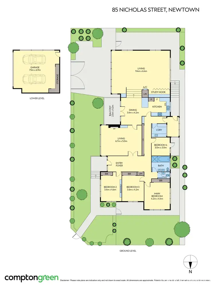 Floorplan of Homely house listing, 85 Nicholas Street, Newtown VIC 3220