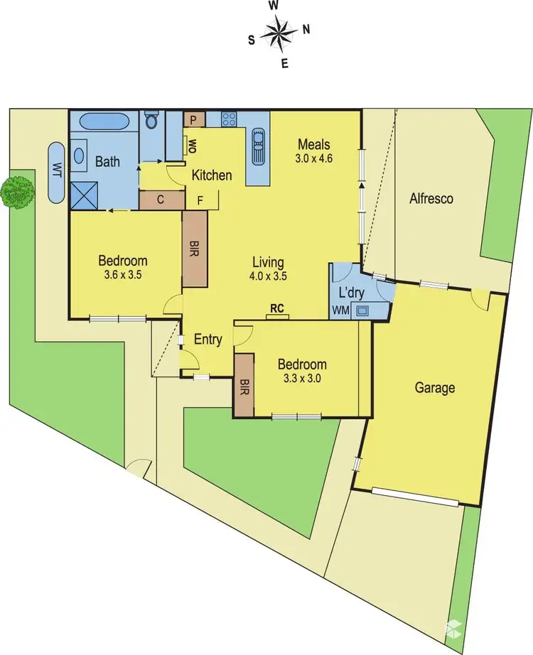 Floorplan of Homely townhouse listing, 4 Church Street, Belmont VIC 3216