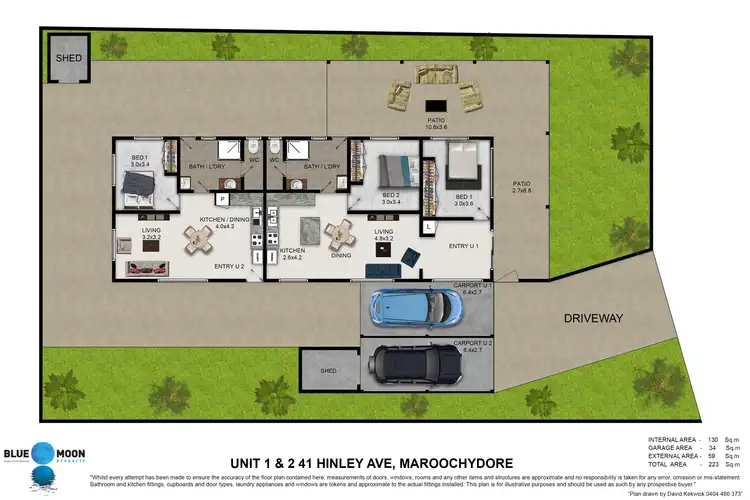 Floorplan of Homely unit listing, 41 Hinley Avenue, Maroochydore QLD 4558