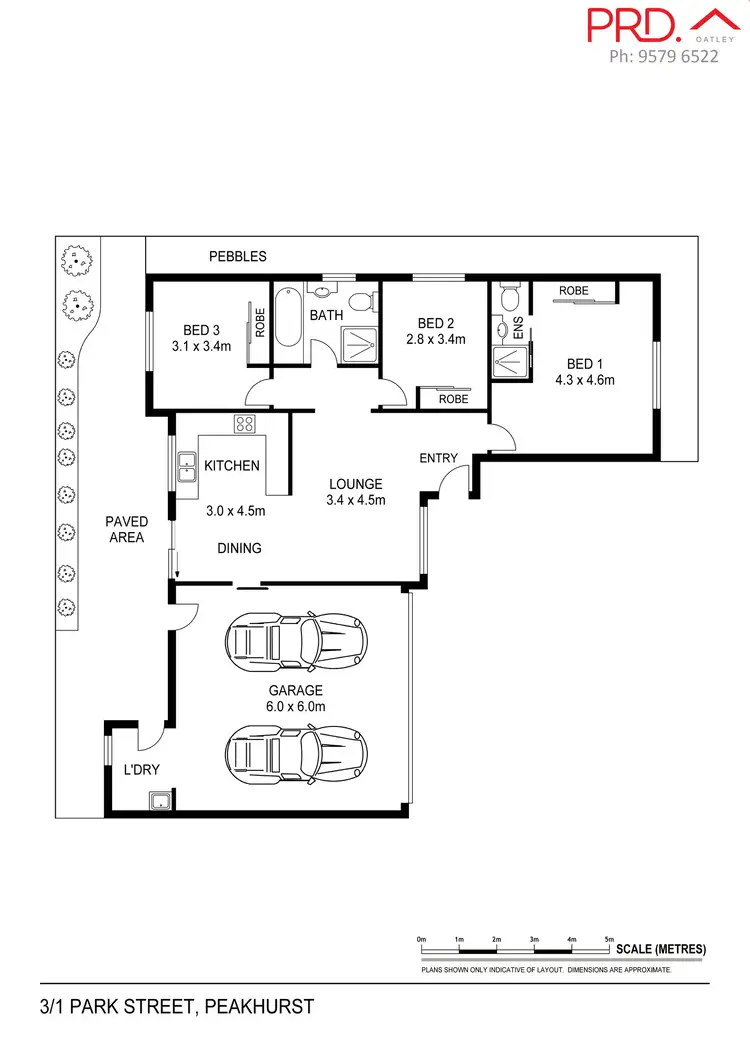 Floorplan of Homely villa listing, 3/1 Park Street, Peakhurst NSW 2210