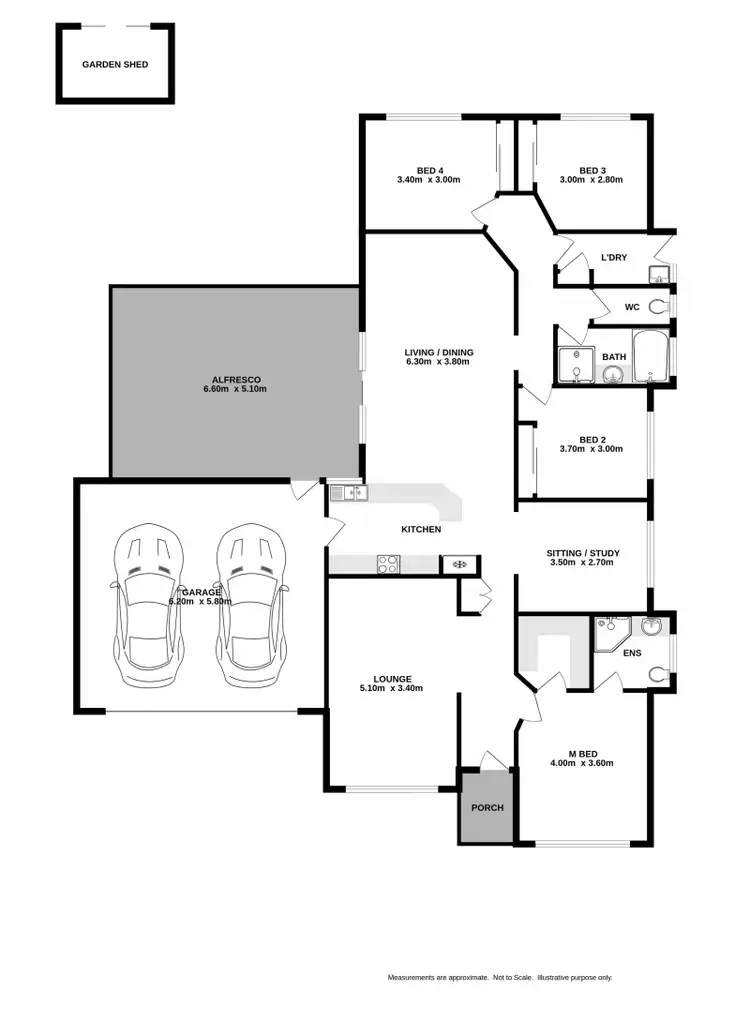Floorplan of Homely house listing, 25 Redbox Drive, Thurgoona NSW 2640