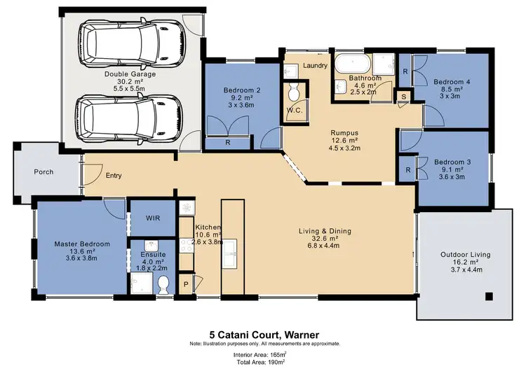 Floorplan of Homely house listing, 5 Catani Court, Warner QLD 4500